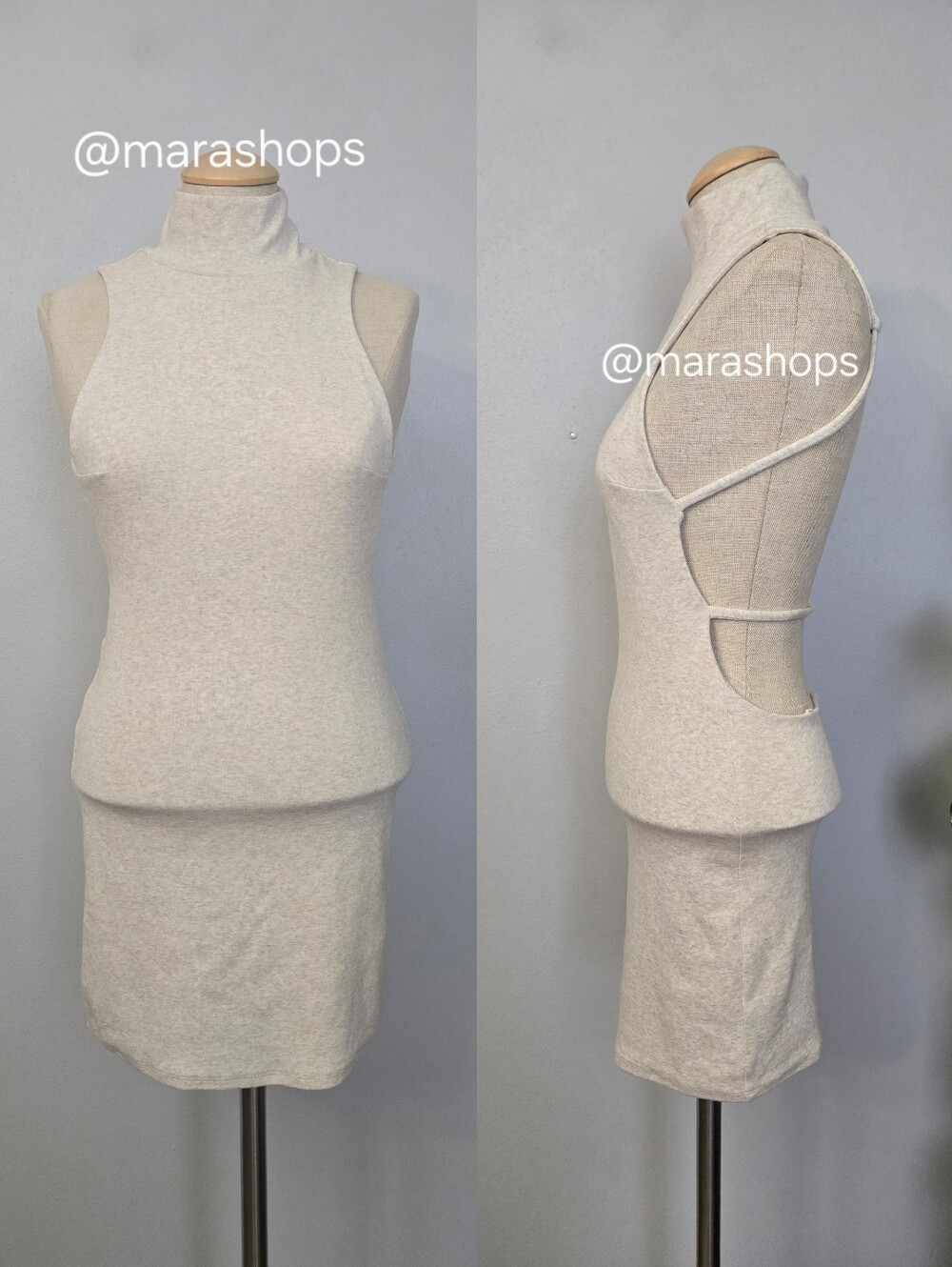 Kith Jersey Bodycon Backless Mini Dress